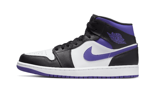 Overkicks - Air Jordan 1 Mid Dark Iris (554724-095) - vista lateral