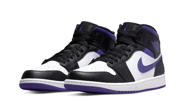 Overkicks - Air Jordan 1 Mid Dark Iris (554724-095) - vista trasera