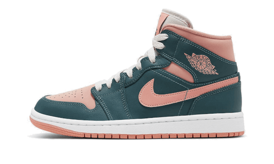 Overkicks - Air Jordan 1 Mid Dark Teal Green (BQ6472-308) - vista lateral