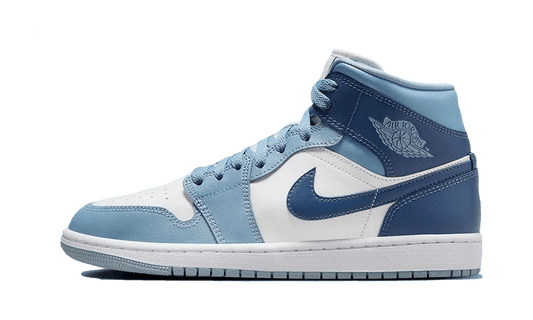 Overkicks - Air Jordan 1 Mid Diffused Blue (BQ6472-140) - vista lateral