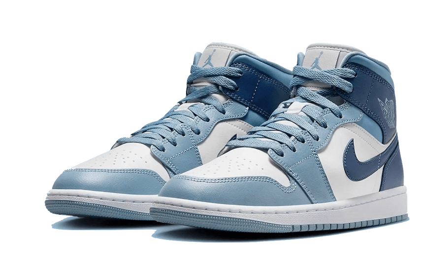 Overkicks - Air Jordan 1 Mid Diffused Blue (BQ6472-140) - vista trasera