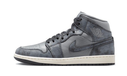 Overkicks - Air Jordan 1 Mid Distressed Smoke Grey (FJ3448-001) - vista lateral