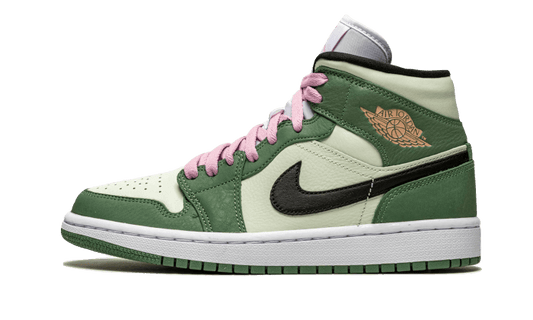Overkicks - Air Jordan 1 Mid Dutch Green (CZ0774-300) - vista lateral