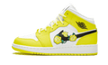 Air Jordan 1 Mid Dynamic Yellow Floral (GS)