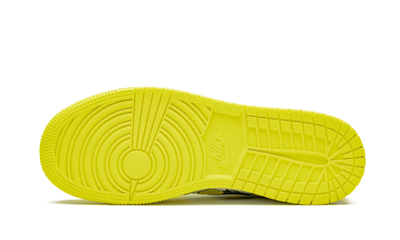 Overkicks - Air Jordan 1 Mid Dynamic Yellow Floral (GS) (AV5174-700) - imagen 4