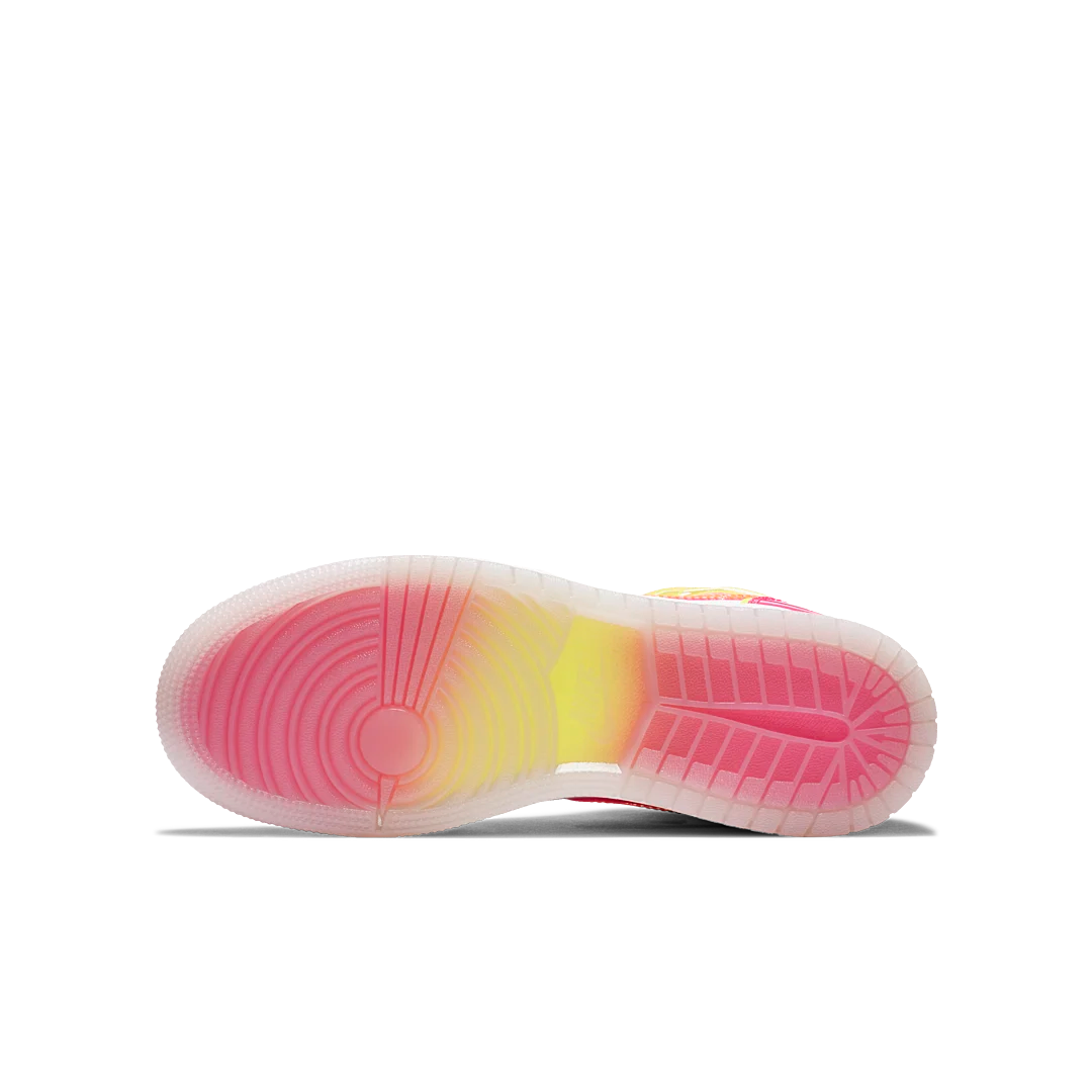 Overkicks - Air Jordan 1 Mid Edge Glow (CV4611-100) - detalle suela