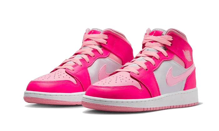 Overkicks - Air Jordan 1 Mid Fierce Pink (GS) (FD8780-116) - imagen 2