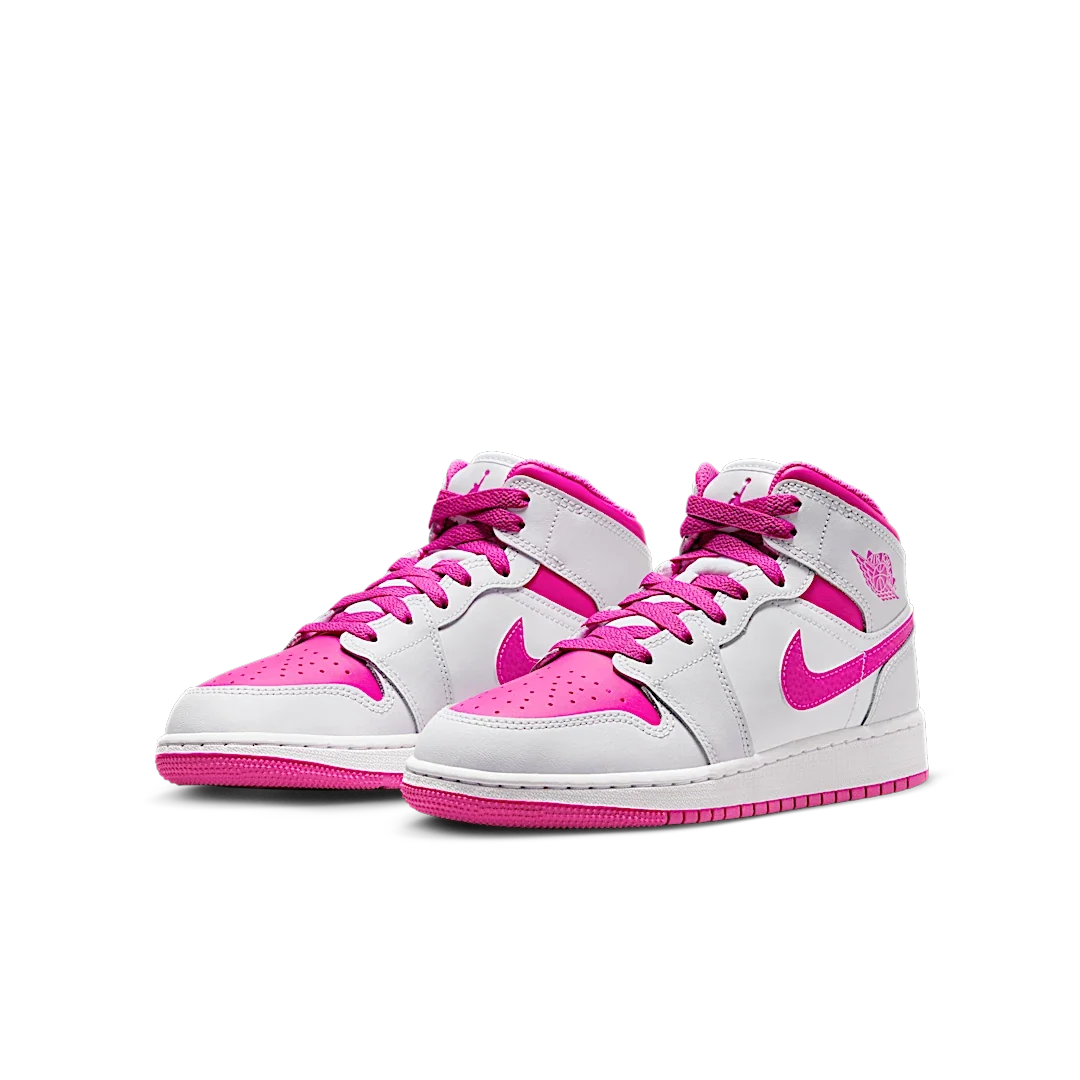Overkicks - Air Jordan 1 Mid Fire Pink (GS) (FD8780-500) - imagen 2