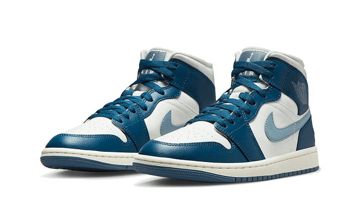 Overkicks - Air Jordan 1 Mid French Blue (Women's) (BQ6472-414) - imagen 2