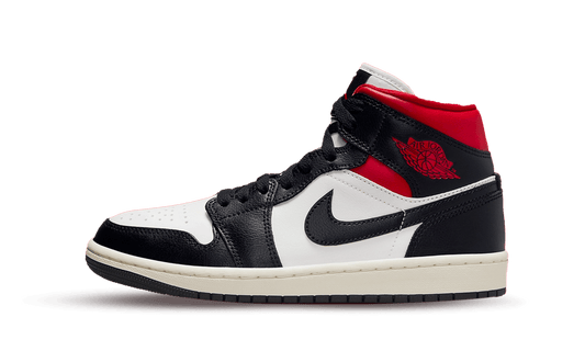 Overkicks - Air Jordan 1 Mid Gym Red Panda (BQ6472-061) - vista lateral