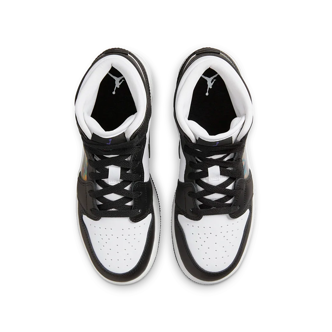 Overkicks - Air Jordan 1 Mid Hologram (GS) (DR9495-001) - imagen 3