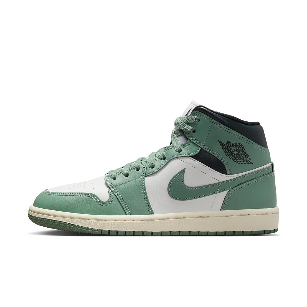 Overkicks - Air Jordan 1 Mid Jade Smoke (BQ6472-130) - vista lateral