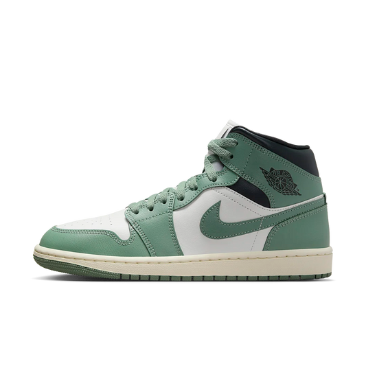 Overkicks - Air Jordan 1 Mid Jade Smoke (BQ6472-130) - vista lateral
