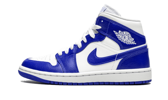 Overkicks - Air Jordan 1 Mid Kentucky Blue (BQ6472-104) - vista lateral