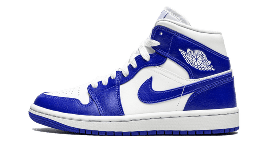 Overkicks - Air Jordan 1 Mid Kentucky Blue (BQ6472-104) - vista lateral