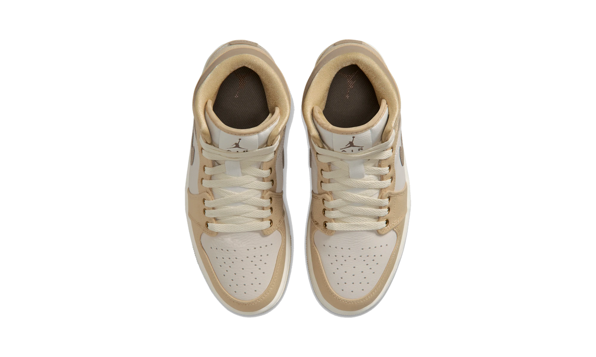 Overkicks - Air Jordan 1 Mid Khaki Sesame (IR2011-247) - vista superior