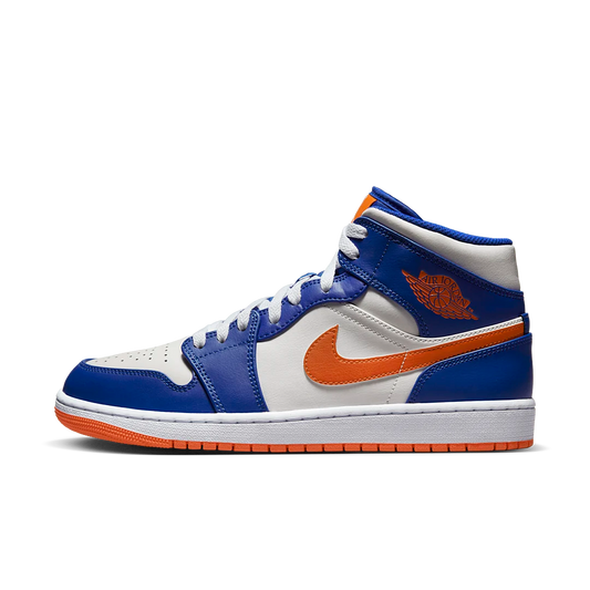 Overkicks - Air Jordan 1 Mid Knicks (FD1029-400) - vista lateral