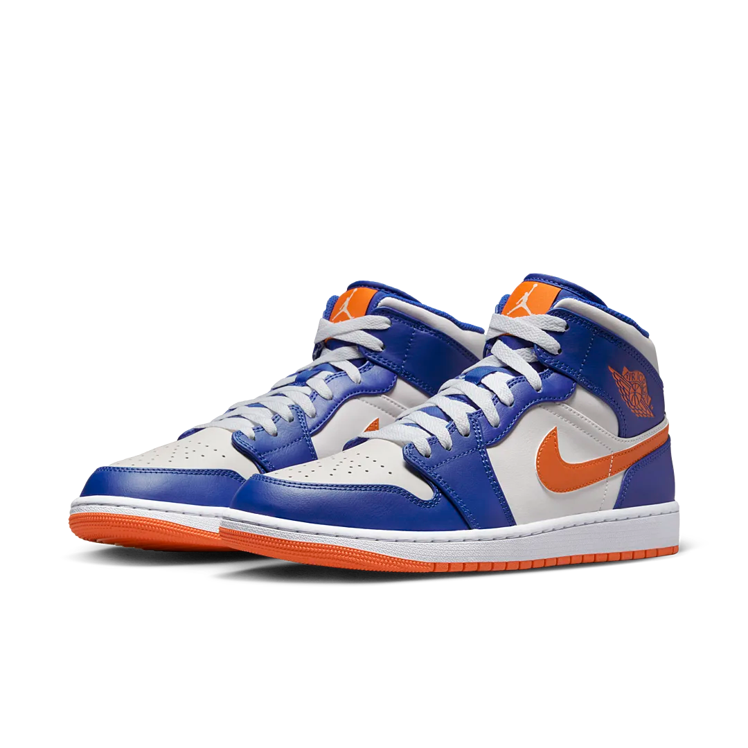 Overkicks - Air Jordan 1 Mid Knicks (FD1029-400) - vista trasera