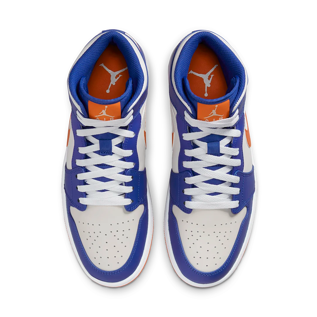 Overkicks - Air Jordan 1 Mid Knicks (FD1029-400) - par completo
