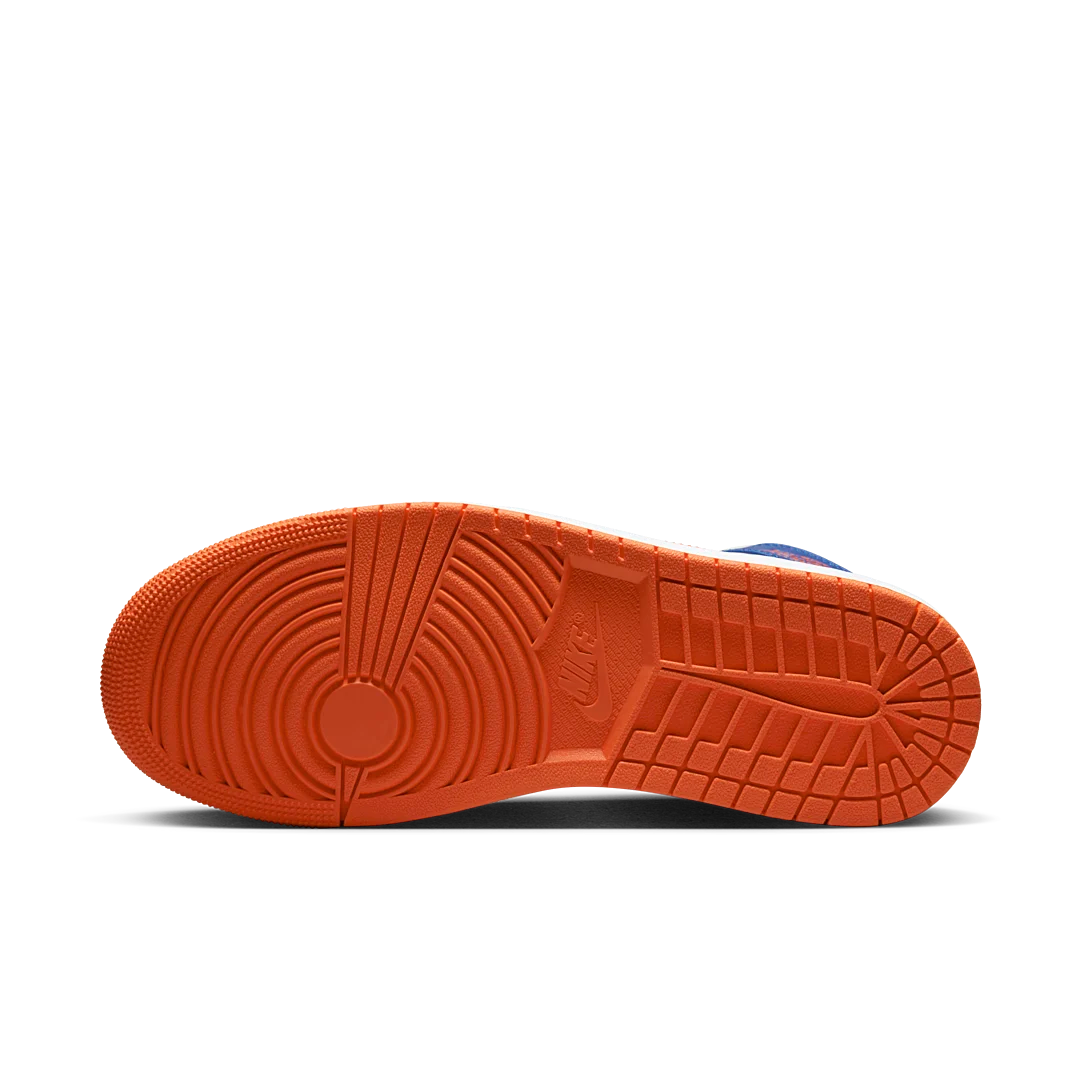 Overkicks - Air Jordan 1 Mid Knicks (FD1029-400) - detalle suela