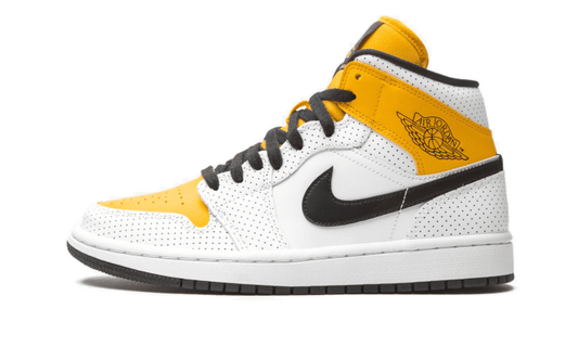 Overkicks - Air Jordan 1 Mid Laser Orange (BQ6472-107) - vista lateral