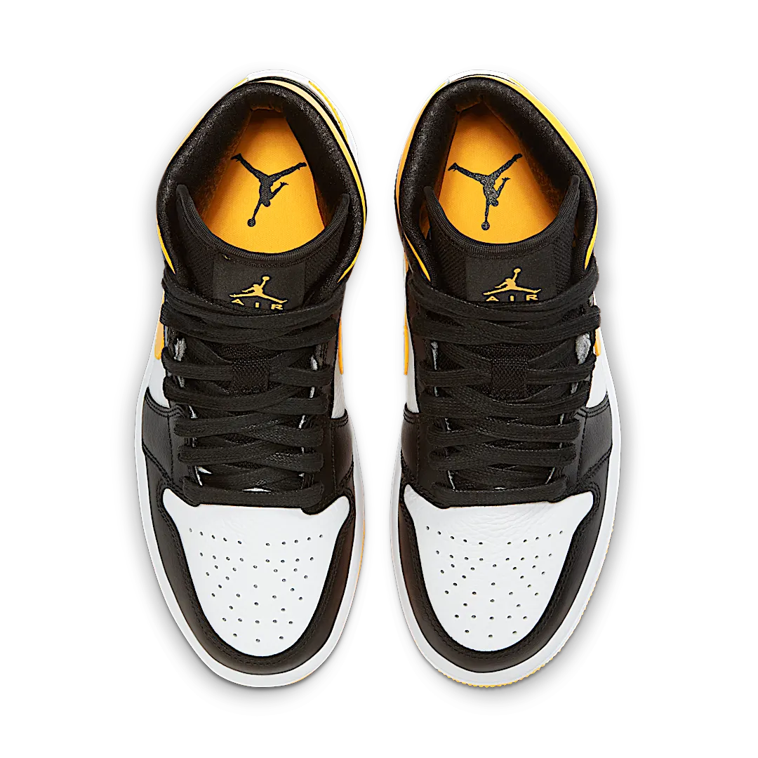 Overkicks - Air Jordan 1 Mid Laser Orange Black (CV5276-107) - par completo