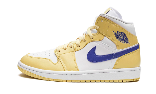 Overkicks - Air Jordan 1 Mid Lemon Wash Lapis (BQ6472-701) - vista lateral