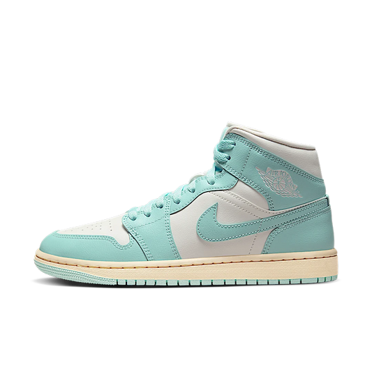 Overkicks - Air Jordan 1 Mid Light Dew (BQ6472-132) - vista lateral