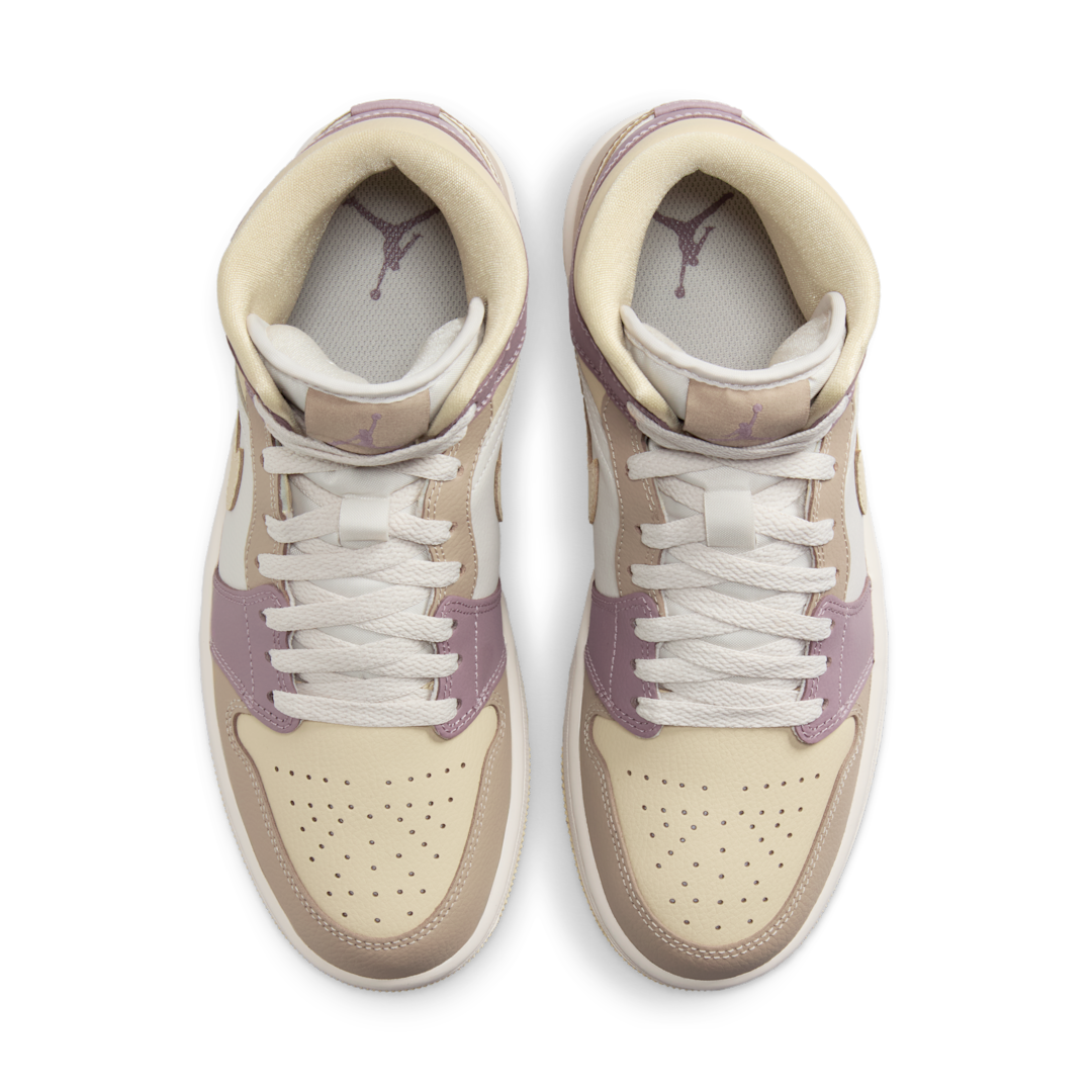 Overkicks - Air Jordan 1 Mid Light Orewood Brown Taupe Grey (HV2370-100) - par completo