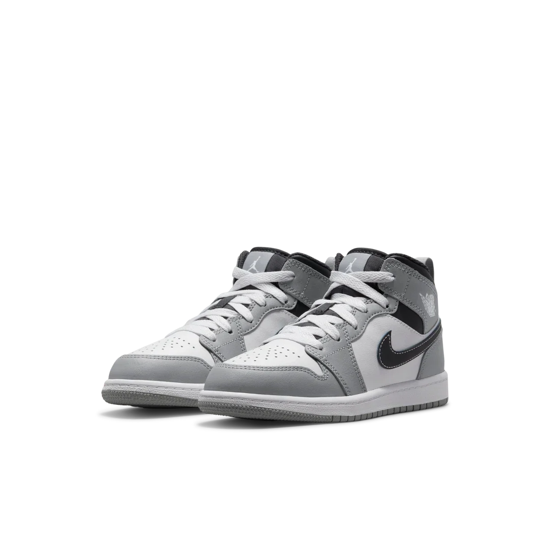Overkicks - Air Jordan 1 Mid Light Smoke Grey (2022) (PS) (640734-078) - imagen 2