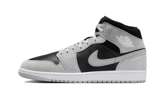 Overkicks - Air Jordan 1 Mid Light Smoke Grey Black (DQ8426-008) - vista lateral