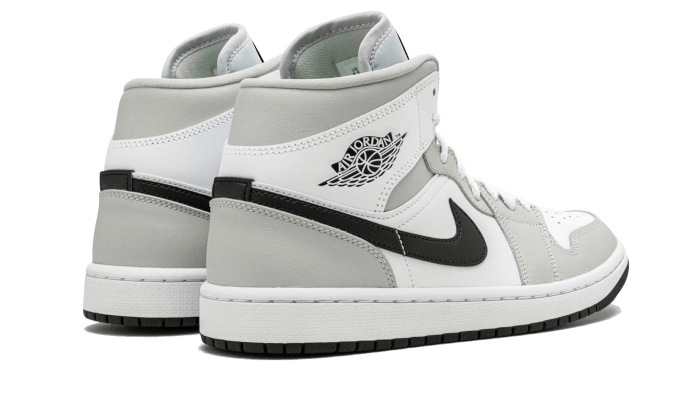 Overkicks - Air Jordan 1 Mid Light Smoke Grey White (BQ6472-015) - par completo