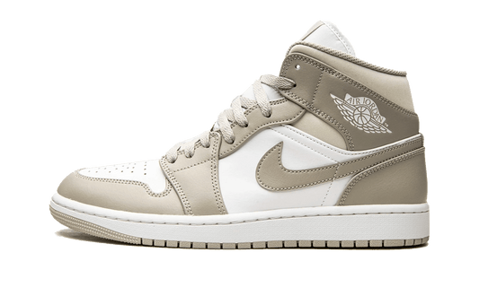 Overkicks - Air Jordan 1 Mid Linen (554724-082) - vista lateral