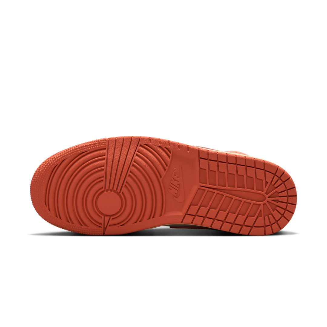 Overkicks - Air Jordan 1 Mid Madder Root (BQ6472-180) - detalle suela
