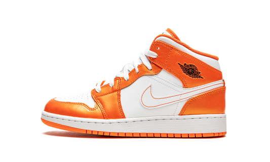 Overkicks - Air Jordan 1 Mid Metallic Orange (DM4228-800) - vista lateral