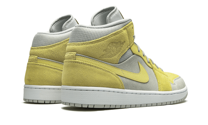Overkicks - Air Jordan 1 Mid Mixed Textures Yellow (DA4666-001) - par completo