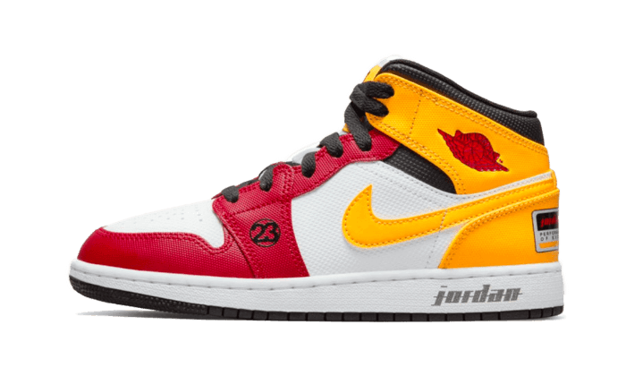 Overkicks - Air Jordan 1 Mid Motorsport (PS) (DJ0337-067) - vista lateral