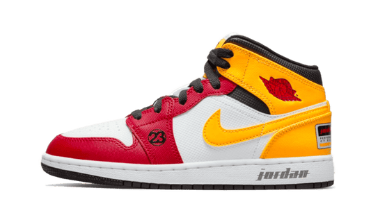 Overkicks - Air Jordan 1 Mid Motorsport (PS) (DJ0337-067) - vista lateral