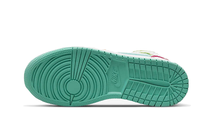Overkicks - Air Jordan 1 Mid Multi Knit (GS) (DM6218-100) - imagen 3