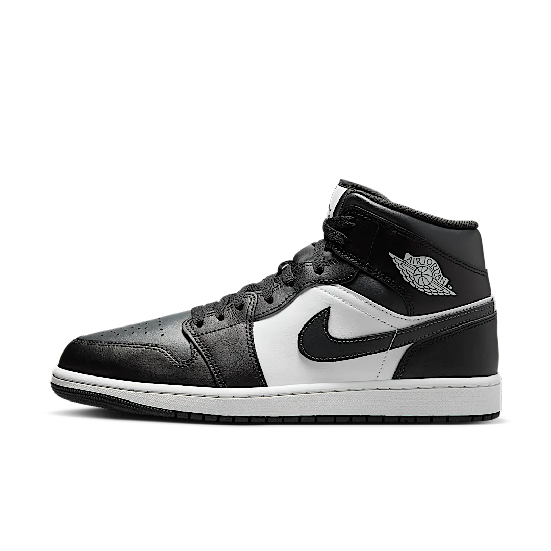 Overkicks - Air Jordan 1 Mid Off Noir Toe (DQ8426-010) - vista lateral