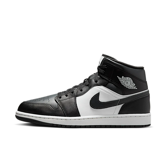 Overkicks - Air Jordan 1 Mid Off Noir Toe (DQ8426-010) - vista lateral