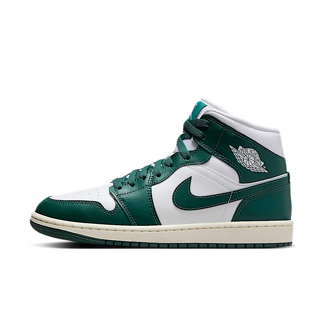 Overkicks - Air Jordan 1 Mid Oxidised Green (BQ6472-133) - vista lateral