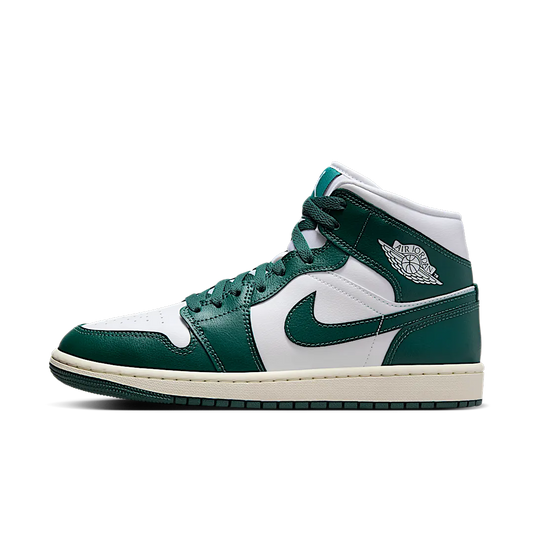 Overkicks - Air Jordan 1 Mid Oxidised Green (BQ6472-133) - vista lateral