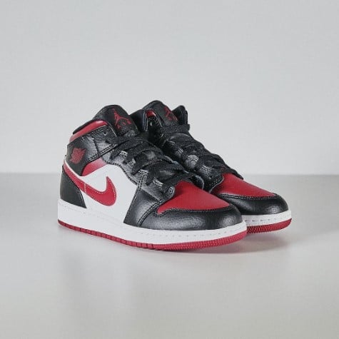 Overkicks - Air Jordan 1 Mid Patent Bred Toe (GS) (HV4399-006) - imagen 5