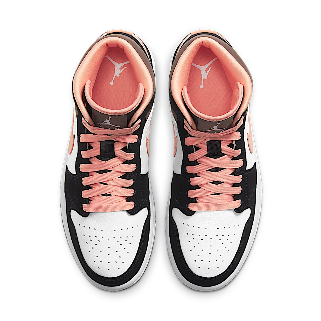 Overkicks - Air Jordan 1 Mid Peach Mocha (DH0210-100) - par completo