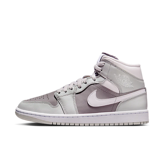 Overkicks - Air Jordan 1 Mid Photon Dust Atmosphere Grey (BQ6472-008) - vista lateral