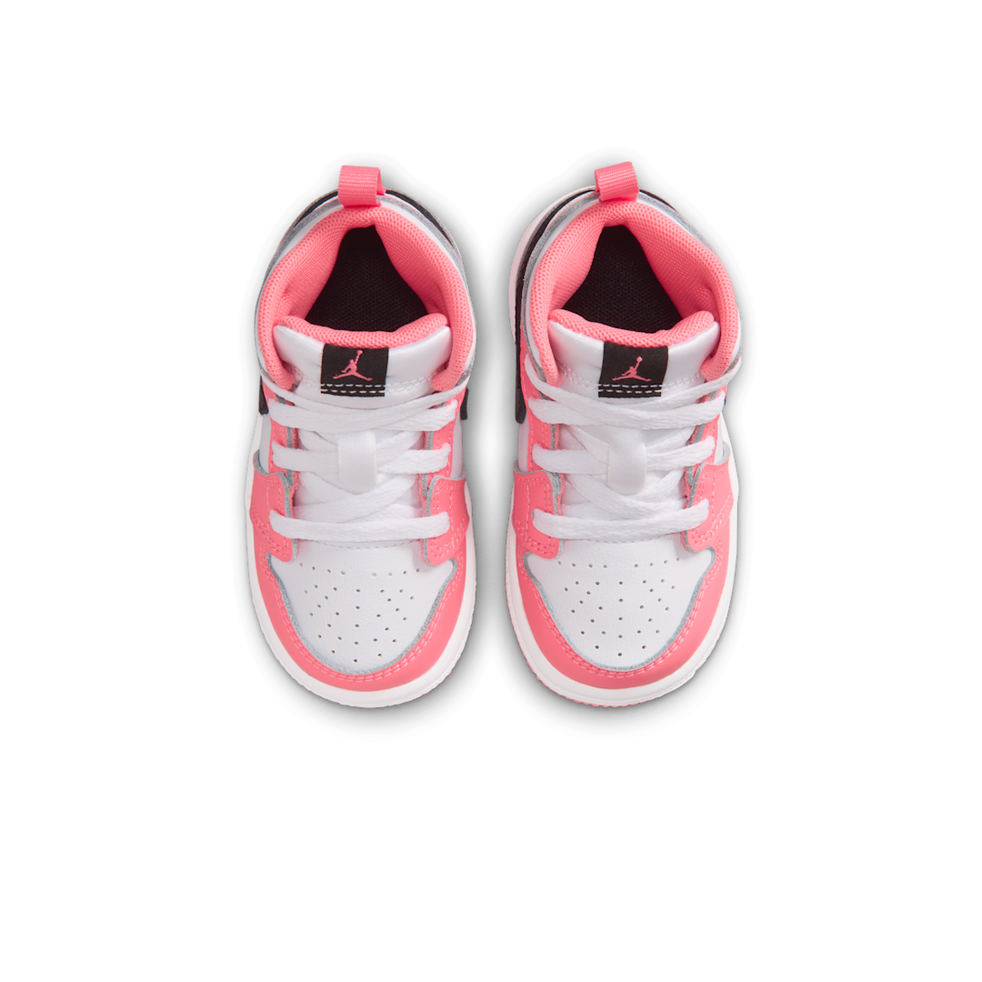 Overkicks - Air Jordan 1 Mid Pink Gaze (TD) (DQ8425-602) - imagen 3