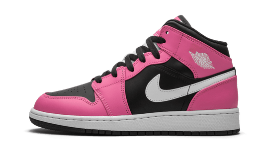 Overkicks - Air Jordan 1 Mid Pinksicle (GS) (555112-002) - vista lateral