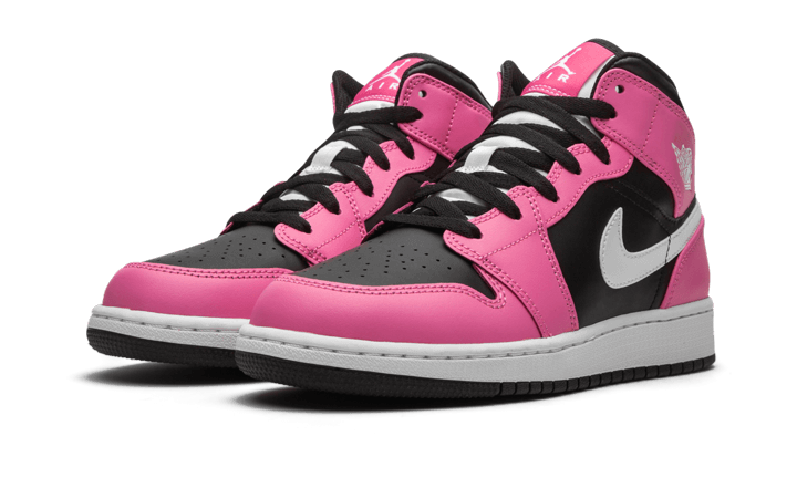 Overkicks - Air Jordan 1 Mid Pinksicle (GS) (555112-002) - imagen 2