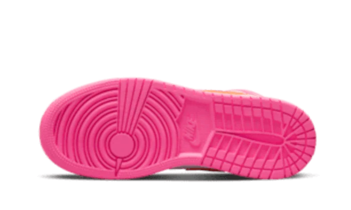 Overkicks - Air Jordan 1 Mid Pinksicle Safety Orange (GS) (DX3240-681) - imagen 4